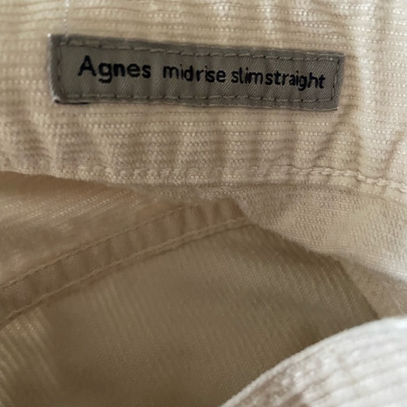 Citizens of Humanity Agnes mid rise slim straight corduroy pants size 27 - Picture 14 of 14